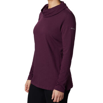Columbia Womens Canyon Point Cowl Neck Long-Sleeve Shirt