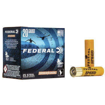 Federal Speed-Shok Steel Waterfowl Load 20 GA 3 7/8 oz. #2 Shotshell Ammo (25)