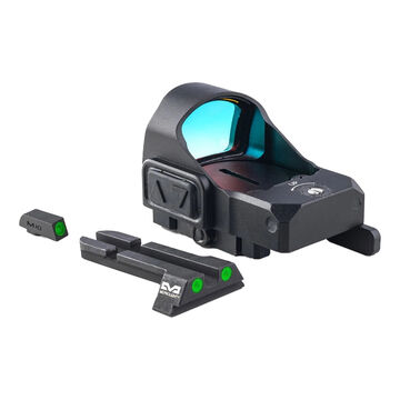 Mepro microRDS Electro-Optical Red Dot Sight w/ QD Adaptor & Backup Day/Night Sights