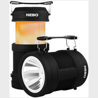 Nebo Big Poppy 300 Lumen Rechargeable Flashlight and Lantern w/ Power Bank