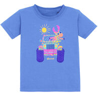Lakeshirts Toddler Blue 84 Fun Ride Moose Short-Sleeve T-Shirt