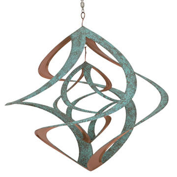 Red Carpet Studios Cosmix 14 Patina & Copper Plated Double Wind Spinner