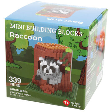 Impact Photographics Raccoon Mini Building Blocks