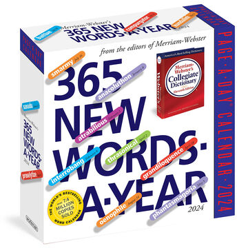 365 New Words-A-Year 2024 Page-A-Day Calendar by Editors of Merriam-Webster