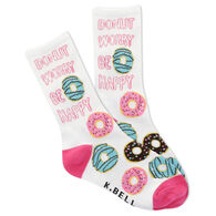 K. Bell Youth Don't Worry Crew Sock