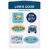 Life is Good Vintage Six-Pack Sticker Pack