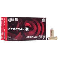 Federal American Eagle 44 Remington Magnum 240 Grain JHP Handgun Ammo (50)