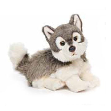 DEMDACO Plush Wolf Stuffed Animal