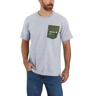 Carhartt Men's Relaxed Fit Heavyweight Short-Sleeve Camo Pocket Graphic T-Shirt