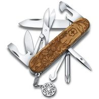 Victorinox Swiss Army Super Tinker Wood Winter Magic 2022 Multi-Tool Pocket Knife - Limited Edition