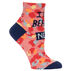 Blue Q Womens Ill Behave Never Crew Sock