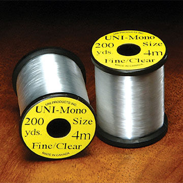 Hareline Uni Clear Mono 3/0 Thread Fly Tying Material