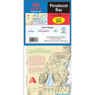 Maptech Folding Waterproof Chart - Penobscot Bay