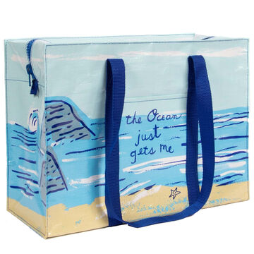 Blue Q Womens The Ocean Just Gets Me Shoulder Tote Bag