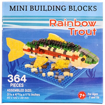 Impact Photographics Rainbow Trout Mini Building Blocks