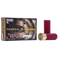 Federal Premium Buckshot 12 GA 2-3/4" 12 Pellet #00 Buck Shotshell Ammo (5)