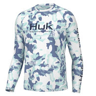 Huk Men's KC Scott Phantom Scales Pursuit Performance Long-Sleeve Shirt