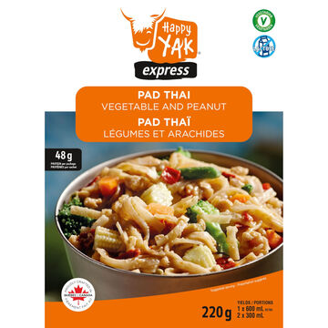 Happy Yak Lactose-Free Vegetable & Peanut Pad Thai - 2 Servings