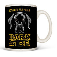 Earth Sun Moon Bark Side Star Wars Parody Mug