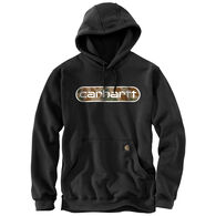 Carhartt Men's Big & Tall Loose Fit Midweight Camo Logo Graphic Hoodie