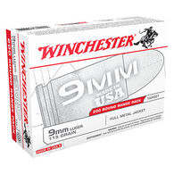 Winchester 9mm Luger 115 Grain FMJ Handgun Ammo (200)