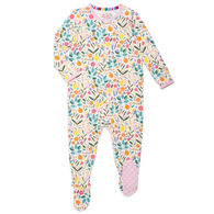 Magnetic Me Infant Girl's Life's Peachy RightFit Magnetic Parent Favorite Footie Pajama