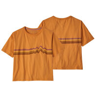 Patagonia Women's Ridge Rise Stripe Organic Easy Cut Short-Sleeve T-Shirt
