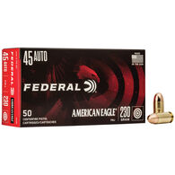 Federal American Eagle 45 Auto 230 Grain FMJ Handgun Ammo (50)