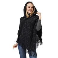 Magic Scarf Women's Knitted Hooded Poncho