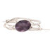 Scout Curated Wears Womens Suede/Stone Wrap - Amethyst/Silver Bracelet/Necklace