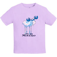 Lakeshirts Youth Blue 84 Holler Back Moose Short-Sleeve T-Shirts