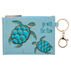 Karma Womens Go With The Flow Turtle Zip ID Holder