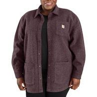 Carhartt Women's Loose Fit Rugged Fleece Shirt Jac