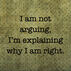 Paisley & Parsley Designs I Am Not Arguing Im Explaining Marble Tiles Coaster