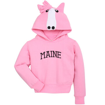 Wild Child Hoodies Girls Pink Horse Sweatshirt