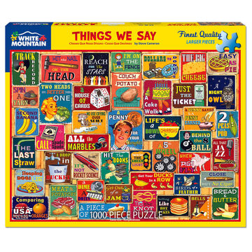 White Mountain Jigsaw Puzzle - Things We Say