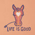 Life is Good Girls Horse Love Crusher Short-Sleeve T-Shirt
