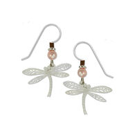 Left Hand Studios Sienna Sky and Adajio Jewelry Women's Iridescent Dragonfly Earring