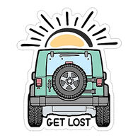 Sticker Cabana Get Lost Jeep Sticker