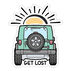 Sticker Cabana Get Lost Jeep Sticker