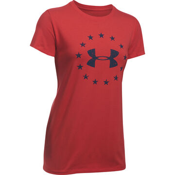 Under Armour Womens UA Freedom Logo Short-Sleeve T-Shirt
