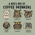 Earth Sun Moon Hoos Hoo of Coffee Drinkers Mug