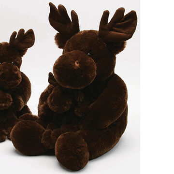 Unipak Designs Plush Jolie Moose And Baby