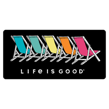 Life is Good Chair Spectrum Small Die Cut Decal