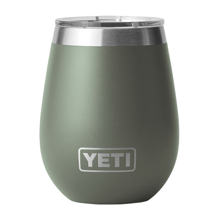 YETI Rambler 10 oz Stainless Steel Vacuum Insulated Wine Tumbler, 2 Pack,  White