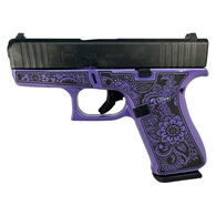 Glock 43X Mandala w/ Purple Pearl 9mm 3.4" 10-Round Pistol w/ 2 Magazines