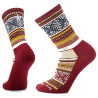 SmartWool Men's Everyday Fair Isle Sweater Light Cushion Crew Sock - Special Purchase