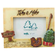 Wilcor Take a Hike Picture Frame w/ Hiking Theme Accents
