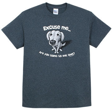 Earth Sun Moon Trading Mens Excuse Me Dog Short-Sleeve T-Shirt