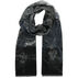 V. Fraas Womens Distressed Paisley Scarf